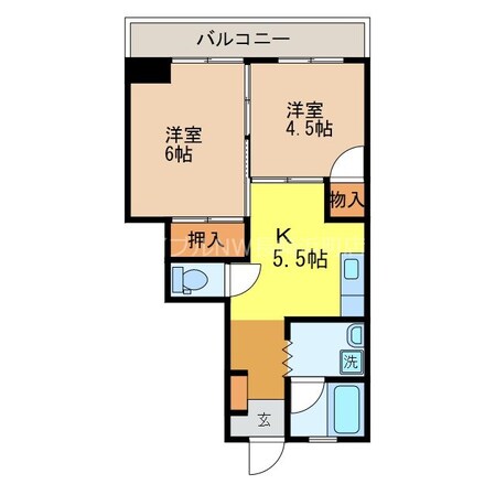 LIBERTY花園の物件間取画像